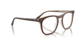 Ray-Ban RX 2210V unisex Brown Squared Eyeglasses