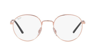 Ray-Ban RX 3681V unisex Rose gold Round Eyeglasses