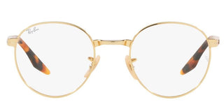 Ray-Ban RX 3691V unisex Gold Round Eyeglasses