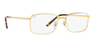 Ray-Ban RX 3717V unisex Gold Geometric Eyeglasses