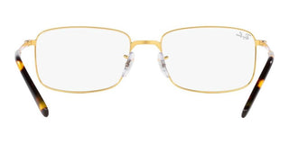 Ray-Ban RX 3717V unisex Gold Geometric Eyeglasses