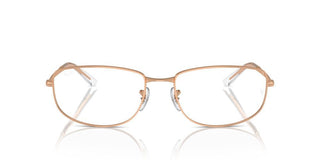 Ray-Ban RX 3732V unisex Rose gold Squared Eyeglasses