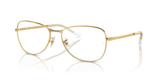 Ray-Ban RX 3733V unisex Gold Squared Eyeglasses