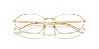 Ray-Ban RX 3734V unisex Gold Geometric Eyeglasses