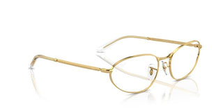 Ray-Ban RX 3734V unisex Gold Geometric Eyeglasses