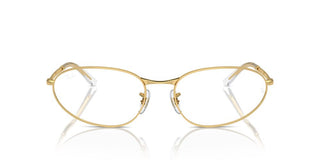 Ray-Ban RX 3734V unisex Gold Geometric Eyeglasses