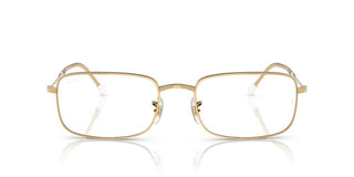 Ray-Ban RX 3746V unisex Gold Rectangle Eyeglasses