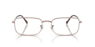 Ray-Ban RX 3746V unisex Brown Rectangle Eyeglasses