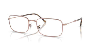 Ray-Ban RX 3746V unisex Brown Rectangle Eyeglasses