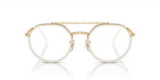 Ray-Ban RX 3765V unisex Gold Geometric Eyeglasses