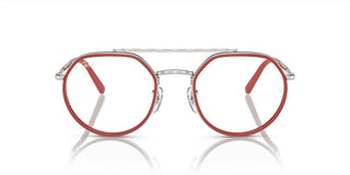 Ray-Ban RX 3765V unisex Red Geometric Eyeglasses