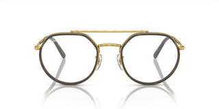 Ray-Ban RX 3765V unisex Gold Geometric Eyeglasses