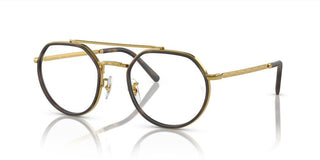 Ray-Ban RX 3765V unisex Gold Geometric Eyeglasses