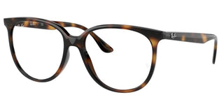 Ray-Ban RX 4378V women Havana Round Eyeglasses