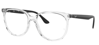 Ray-Ban RX 4378V women Transparent Round Eyeglasses