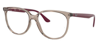 Ray-Ban RX 4378V women Grey Round Eyeglasses