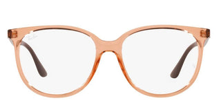 Ray-Ban RX 4378V women Brown Round Eyeglasses