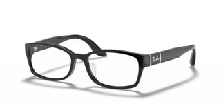 Ray-Ban RX 5198 unisex Black Squared Eyeglasses