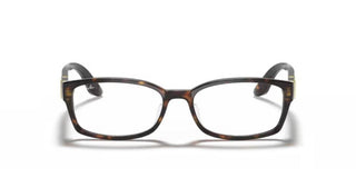 Ray-Ban RX 5198 unisex Havana Squared Eyeglasses