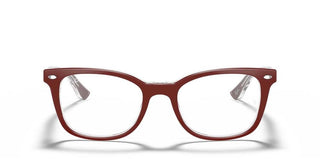 Ray-Ban RX 5285 unisex Red Squared Eyeglasses