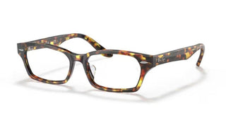 Ray-Ban RX 5344D unisex Havana Squared Eyeglasses