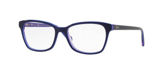 Ray-Ban RX 5362 women Blue Geometric Eyeglasses