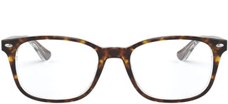 Ray-Ban RX 5375 unisex Havana Squared Eyeglasses