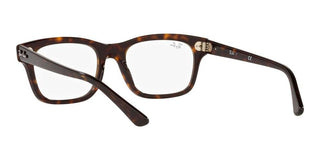 Ray-Ban RX 5383 unisex Havana Squared Eyeglasses