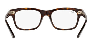 Ray-Ban RX 5383 unisex Havana Squared Eyeglasses