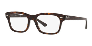 Ray-Ban RX 5383 unisex Havana Squared Eyeglasses