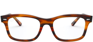 Ray-Ban RX 5383 unisex Havana Squared Eyeglasses