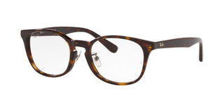 Ray-Ban RX 5386D unisex Havana Round Eyeglasses