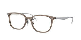 Ray-Ban RX 5403D unisex Brown Squared Eyeglasses