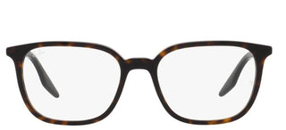 Ray-Ban RX 5406 unisex Havana Geometric Eyeglasses