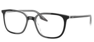 Ray-Ban RX 5406 unisex Black Geometric Eyeglasses