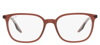 Ray-Ban RX 5406 unisex Brown Geometric Eyeglasses