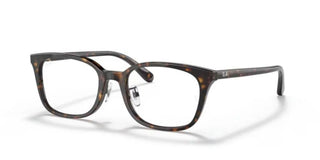 Ray-Ban RX 5407D unisex Havana Squared Eyeglasses