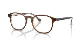 Ray-Ban RX 5417 unisex Brown Visor Eyeglasses