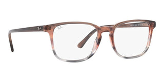 Ray-Ban RX 5418 unisex Red Geometric Eyeglasses