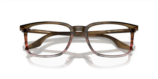 Ray-Ban RX 5421 unisex Brown Squared Eyeglasses