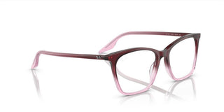 Ray-Ban RX 5422 women Brown Squared Eyeglasses