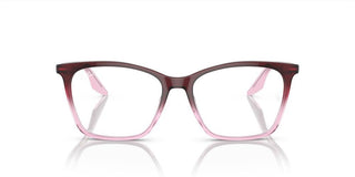 Ray-Ban RX 5422 women Brown Squared Eyeglasses