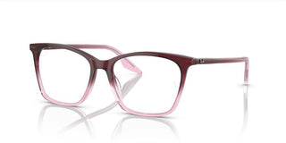 Ray-Ban RX 5422 women Brown Squared Eyeglasses