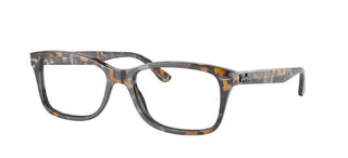 Ray-Ban RX 5428 unisex Brown Squared Eyeglasses