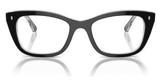 Ray-Ban RX 5433 unisex Black Squared Eyeglasses