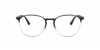 Ray-Ban RX 6375 unisex Black Round Eyeglasses