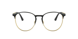 Ray-Ban RX 6375 unisex Black Round Eyeglasses