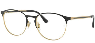 Ray-Ban RX 6375 unisex Black Round Eyeglasses