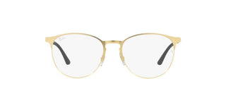 Ray-Ban RX 6375 unisex Gold Round Eyeglasses