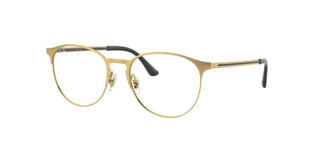 Ray-Ban RX 6375 unisex Gold Round Eyeglasses